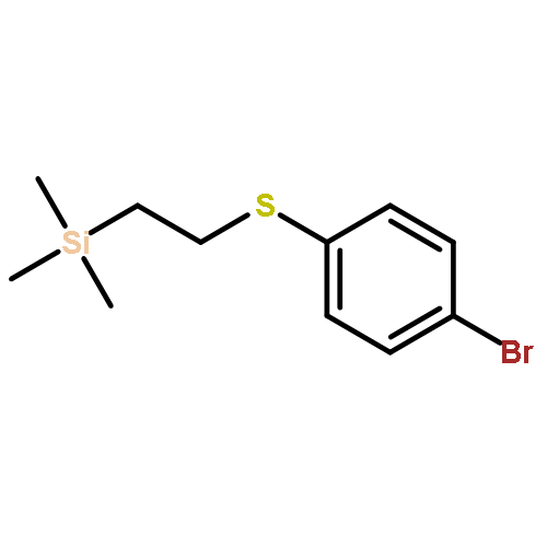 Silane, [2-[(4-bromophenyl)thio]ethyl]trimethyl-