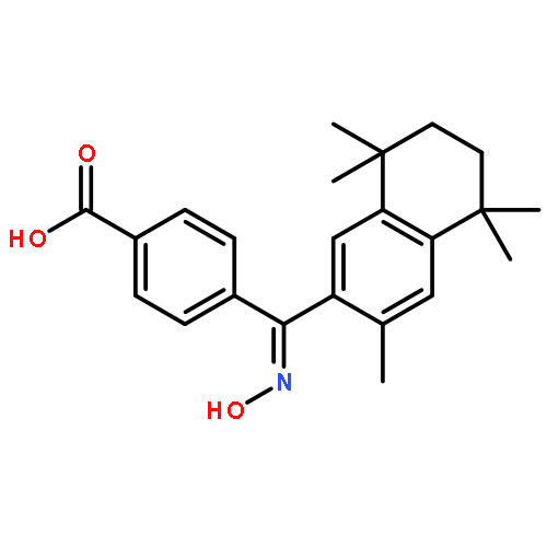 (Z)-4-[(Hydroxyimino)(3,5,5,8,8-pentamethyl-5,6,7,8-tetrahydronaphthalen-2-yl)methyl]benzoic acid