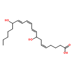 5,9,11,13-Eicosatetraenoic acid, 8,15-dihydroxy-, (5Z,9E,11Z,13E)-