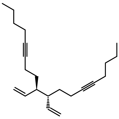 5,13-Octadecadiyne, 9,10-diethenyl-, (9R,10R)-rel-