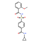 N-((4-(Cyclopropylcarbamoyl)phenyl)sulfonyl)-2-methoxybenzamide