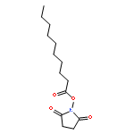 2,5-Pyrrolidinedione, 1-[(1-oxodecyl)oxy]-