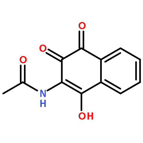 N-(1-hydroxy-3,4-dioxo-3,4-dihydronaphthalen-2-yl)acetamide