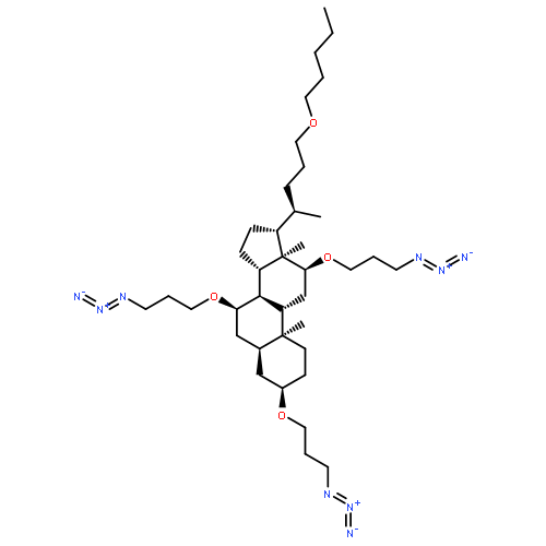 Cholane, 3,7,12-tris(3-azidopropoxy)-24-(pentyloxy)-, (3a,5b,7a,12a)-