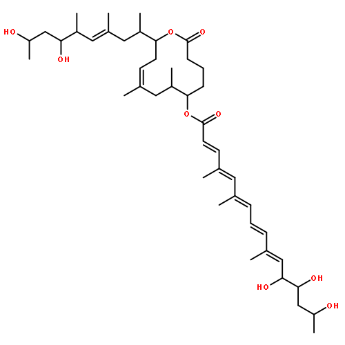 (6S,7S,9E,12R)-12-[(1S,3E,5R,6R,8R)-6,8-dihydroxy-1,3,5-trimethylnon-3-en-1-yl]-7,9-dimethyl-2-oxooxacyclododec-9-en-6-yl (2E,4E,6E,8E,10E,12S,13S,15S)-12,13,15-trihydroxy-4,6,10-trimethylhexadeca-2,4,6,8,10-pentaenoate