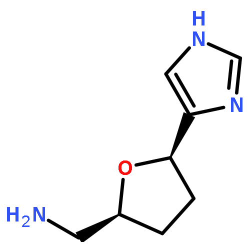 2-Furanmethanamine, tetrahydro-5-(1H-imidazol-4-yl)-, (2S,5R)-