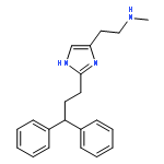 1H-Imidazole-4-ethanamine, 2-(3,3-diphenylpropyl)-N-methyl-