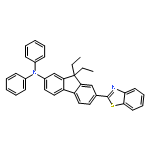 9H-Fluoren-2-amine,7-(2-benzothiazolyl)-9,9-diethyl-N,N-diphenyl-