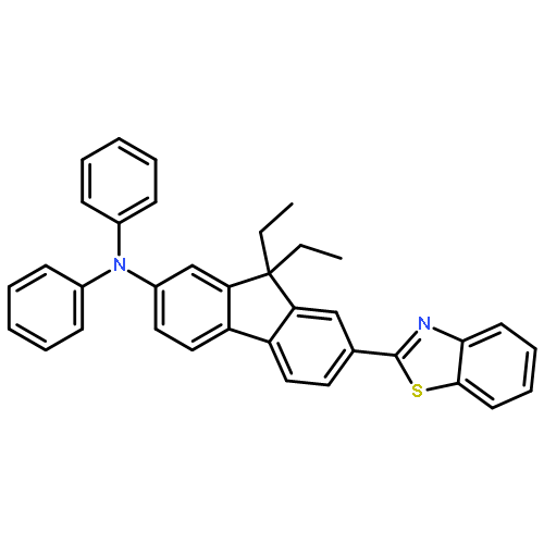 9H-Fluoren-2-amine,7-(2-benzothiazolyl)-9,9-diethyl-N,N-diphenyl-