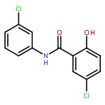 Benzamide,5-chloro-N-(3-chlorophenyl)-2-hydroxy-