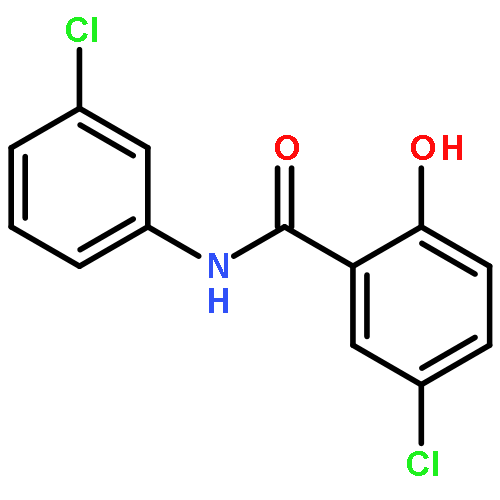 Benzamide,5-chloro-N-(3-chlorophenyl)-2-hydroxy-