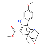 Aspidospermidine-3-carboxylicacid, 2,3-didehydro-6,7-epoxy-16-methoxy-, methyl ester, (5a,6b,7b,12R,19a)-