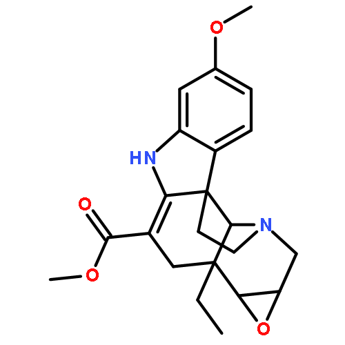 Aspidospermidine-3-carboxylicacid, 2,3-didehydro-6,7-epoxy-16-methoxy-, methyl ester, (5a,6b,7b,12R,19a)-