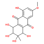 9,10-Anthracenedione,1,2,3,4-tetrahydro-1,2,3,4,5-pentahydroxy-7-methoxy-2-methyl-, (1R,2S,3R,4S)-