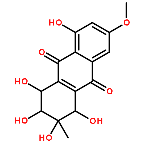 9,10-Anthracenedione,1,2,3,4-tetrahydro-1,2,3,4,5-pentahydroxy-7-methoxy-2-methyl-, (1R,2S,3R,4S)-