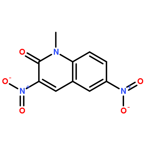 2(1H)-Quinolinone, 1-methyl-3,6-dinitro-