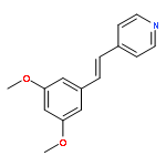 Pyridine, 4-[(1E)-2-(3,5-dimethoxyphenyl)ethenyl]-