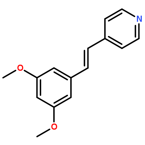 Pyridine, 4-[(1E)-2-(3,5-dimethoxyphenyl)ethenyl]-