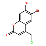 2H-1-Benzopyran-2-one, 6-bromo-4-(chloromethyl)-7-hydroxy-