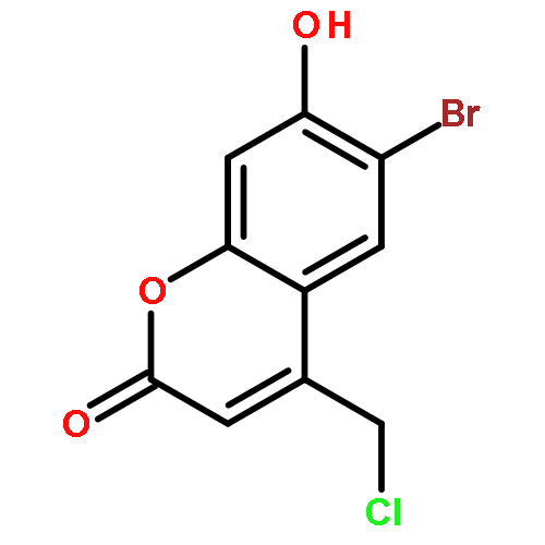 2H-1-Benzopyran-2-one, 6-bromo-4-(chloromethyl)-7-hydroxy-