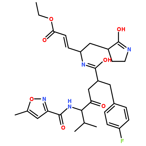 Ethyl (e,4s)-4-[[(2r,5s)-2-[(4-fluorophenyl)methyl]-6-methyl-5-[(5-methyl-1,2-oxazole-3-carbonyl)amino]-4-oxoheptanoyl]amino]-5-[(3s)-2-oxopyrrolidin-3-yl]pent-2-enoate