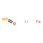 Iron lithium phosphorus oxide