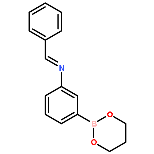 Benzenamine, 3-(1,3,2-dioxaborinan-2-yl)-N-(phenylmethylene)-