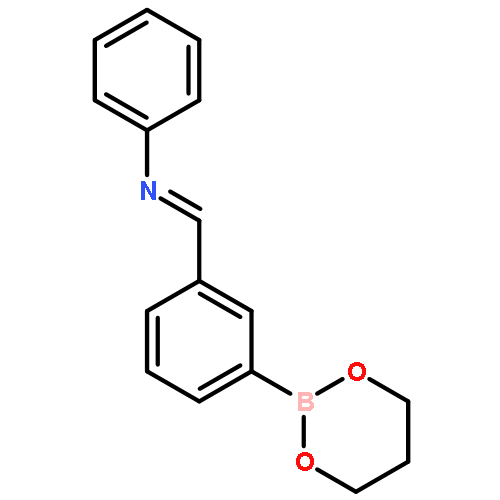 Benzenamine, N-[[3-(1,3,2-dioxaborinan-2-yl)phenyl]methylene]-