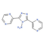 3,5-DI(2-PYRAZINYL)-4H-1,2,4-TRIAZOL-4-AMINE