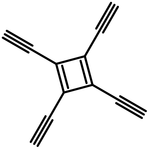 1,3-Cyclobutadiene, 1,2,3,4-tetraethynyl- (9CI)