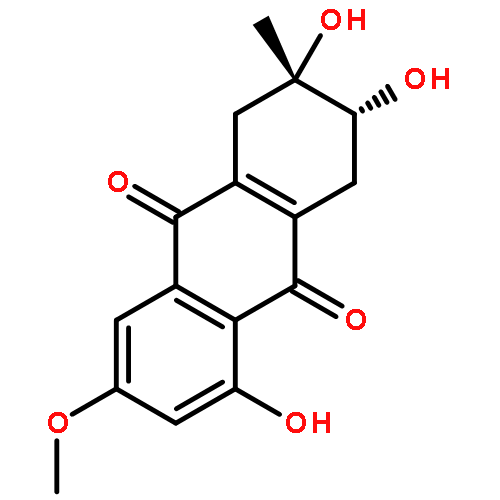 9,10-Anthracenedione,1,2,3,4-tetrahydro-2,3,5-trihydroxy-7-methoxy-2-methyl-, (2S,3R)-