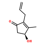 2-Cyclopenten-1-one,4-hydroxy-3-methyl-2-(2-propen-1-yl)-, (4S)-