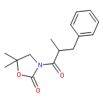 2-Oxazolidinone, 5,5-dimethyl-3-(2-methyl-1-oxo-3-phenylpropyl)-