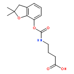 Butanoic acid,4-[[[(2,3-dihydro-2,2-dimethyl-7-benzofuranyl)oxy]carbonyl]amino]-