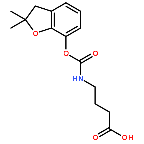 Butanoic acid,4-[[[(2,3-dihydro-2,2-dimethyl-7-benzofuranyl)oxy]carbonyl]amino]-