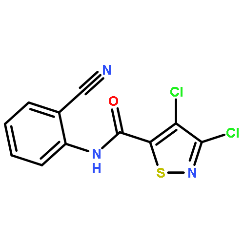 3,4-dichloro-n-(2-cyanophenyl)-1,2-thiazole-5-carboxamide