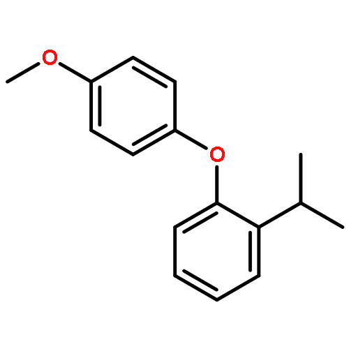 Benzene, 1-(4-methoxyphenoxy)-2-(1-methylethyl)-