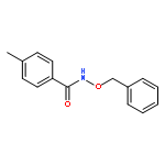 Benzamide, 4-methyl-N-(phenylmethoxy)-