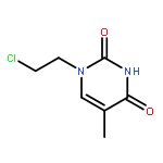 2,4(1H,3H)-Pyrimidinedione, 1-(2-chloroethyl)-5-methyl-