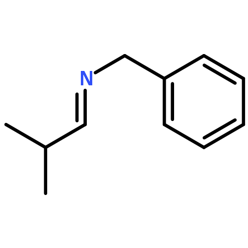 Benzenemethanamine, N-(2-methylpropylidene)-
