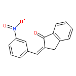 1H-Inden-1-one, 2,3-dihydro-2-[(3-nitrophenyl)methylene]-, (2E)-