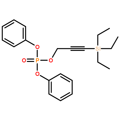 Phosphoric acid, diphenyl 3-(triethylsilyl)-2-propynyl ester