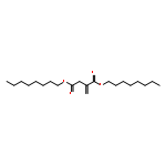 Butanedioic acid, methylene-, dioctyl ester