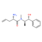 4-Pentenamide,2-amino-N-[(1R,2R)-2-hydroxy-1-methyl-2-phenylethyl]-N-methyl-, (2S)-