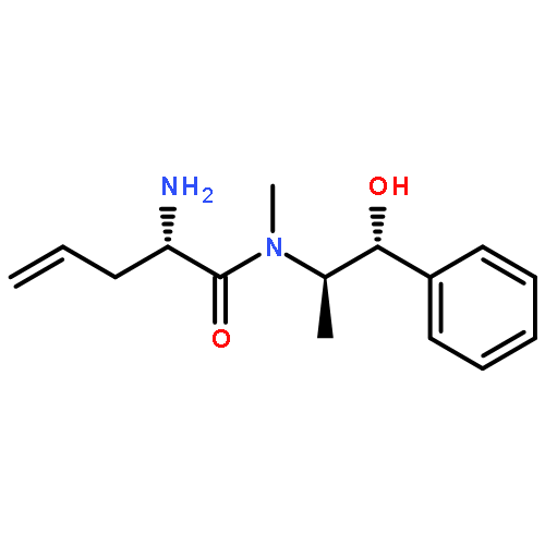 4-Pentenamide,2-amino-N-[(1R,2R)-2-hydroxy-1-methyl-2-phenylethyl]-N-methyl-, (2S)-