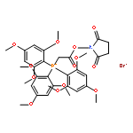 Phosphonium,[2-[(2,5-dioxo-1-pyrrolidinyl)oxy]-2-oxoethyl]tris(2,4,6-trimethoxyphenyl)-,bromide (1:1)