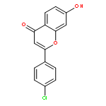 4H-1-Benzopyran-4-one, 2-(4-chlorophenyl)-7-hydroxy-