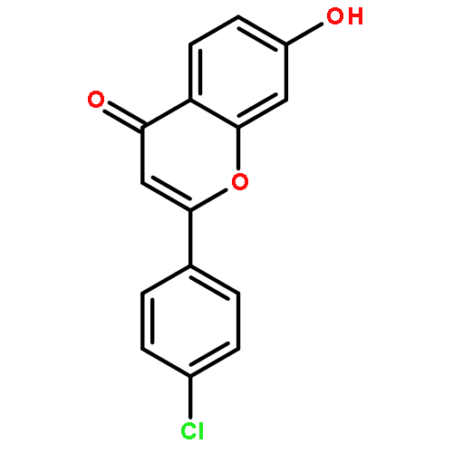 4H-1-Benzopyran-4-one, 2-(4-chlorophenyl)-7-hydroxy-