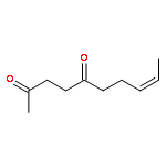 8-Decene-2,5-dione, (Z)-