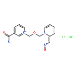 Pyridinium,1-[[[3-(aminocarbonyl)pyridinio]methoxy]methyl]-2-[(hydroxyimino)methyl]-,chloride (1:2)